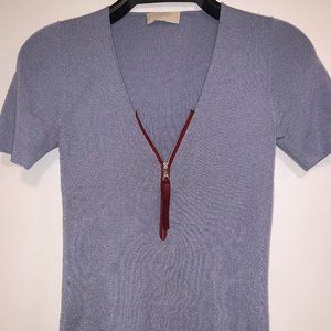 Prada Short-Sleeve Sweater